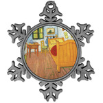 The Bedroom in Arles (Van Gogh 1888) Vintage Snowflake Ornament