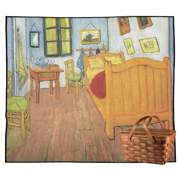 Custom The Bedroom in Arles (Van Gogh 1888) Outdoor Picnic Blanket