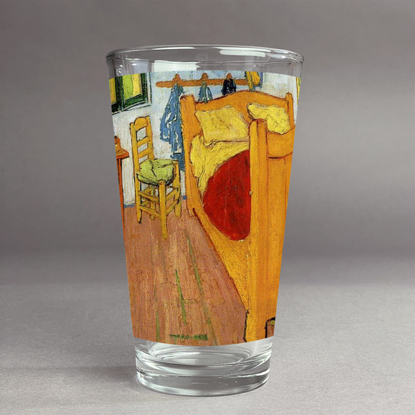 Custom The Bedroom in Arles (Van Gogh 1888) Pint Glass - Full Print