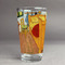 The Bedroom in Arles (Van Gogh 1888) Pint Glass - Full Fill w Transparency - Front/Main
