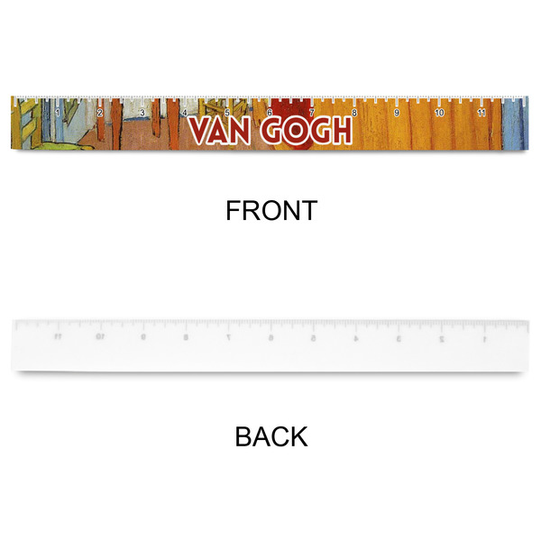 The Bedroom in Arles (Van Gogh 1888) Plastic Ruler - 12" - APPROVAL