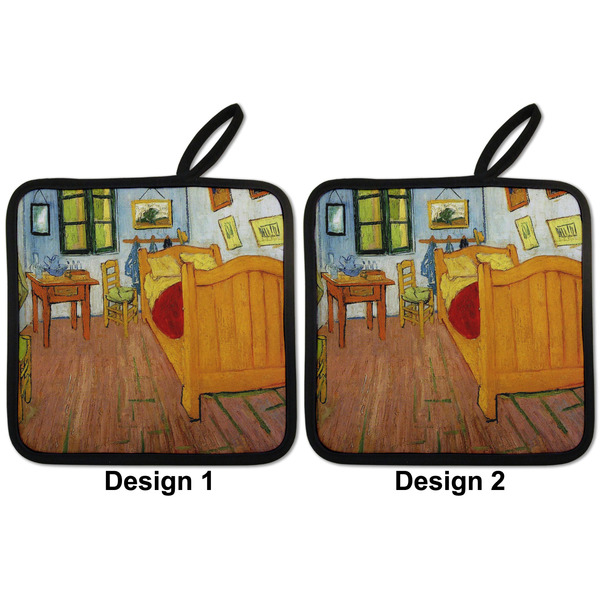 The Bedroom in Arles (Van Gogh 1888) Pot Holders - Set of 2 APPROVAL