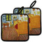 The Bedroom in Arles (Van Gogh 1888) Pot Holders - Set of 2