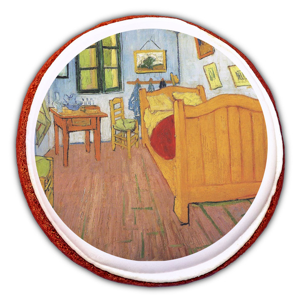 The Bedroom in Arles (Van Gogh 1888) Printed Icing Circle - Large - On Cookie