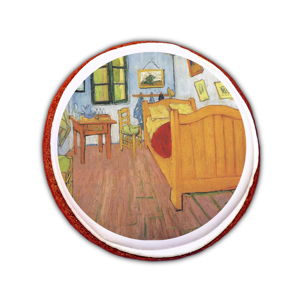 The Bedroom in Arles (Van Gogh 1888) Printed Icing Circle - Small - On Cookie