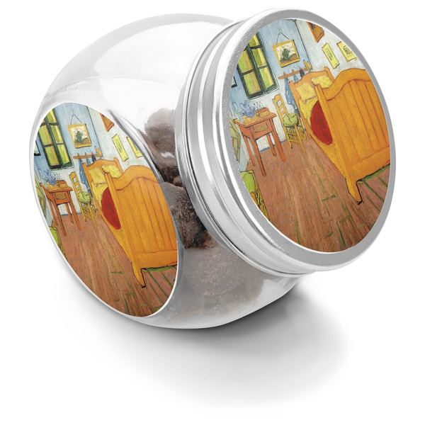 Custom The Bedroom in Arles (Van Gogh 1888) Puppy Treat Jar