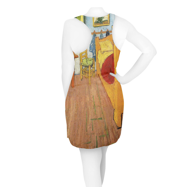 The Bedroom in Arles (Van Gogh 1888) Racerback Dress - On Model - Back