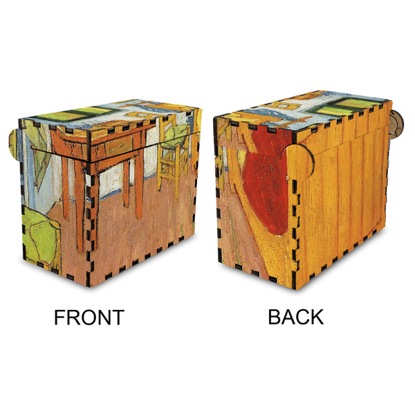 The Bedroom in Arles (Van Gogh 1888) Recipe Box - Full Color - Approval