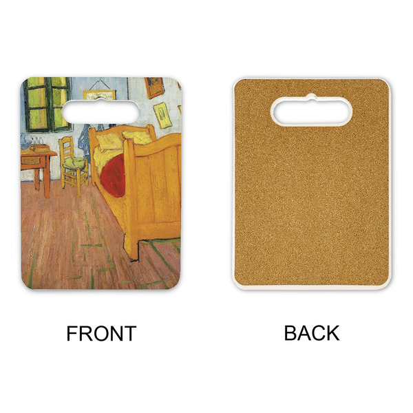 The Bedroom in Arles (Van Gogh 1888) Rectangle Trivet with Handle - APPROVAL