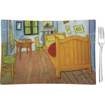 The Bedroom in Arles (Van Gogh 1888) Glass Rectangular Appetizer / Dessert Plate