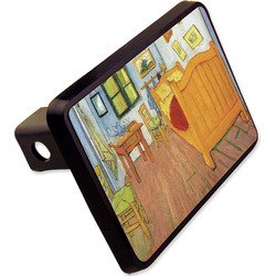 The Bedroom in Arles (Van Gogh 1888) Rectangular Trailer Hitch Cover - 2"