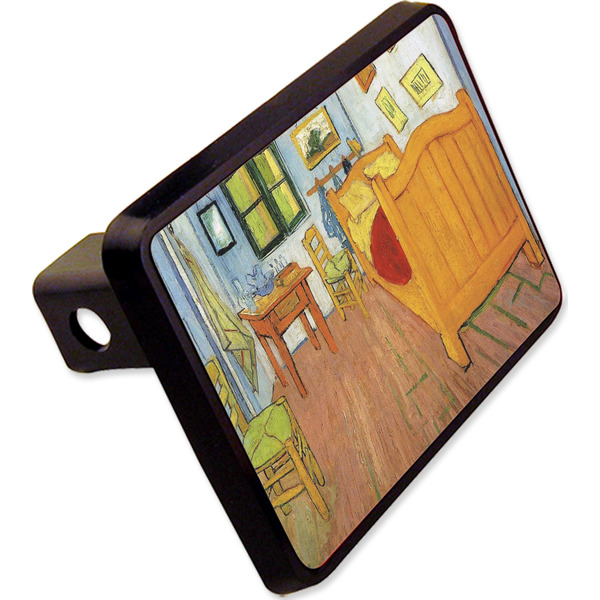 Custom The Bedroom in Arles (Van Gogh 1888) Rectangular Trailer Hitch Cover - 2"
