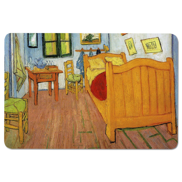 The Bedroom in Arles (Van Gogh 1888) Rectangular Fridge Magnet - FRONT