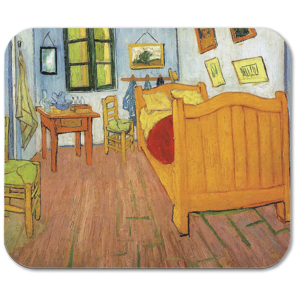 The Bedroom in Arles (Van Gogh 1888) Rectangular Mouse Pad - APPROVAL
