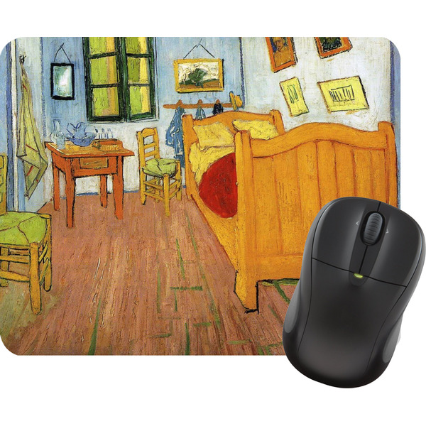 Custom The Bedroom in Arles (Van Gogh 1888) Rectangular Mouse Pad