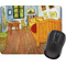 The Bedroom in Arles (Van Gogh 1888) Rectangular Mouse Pad - LIFESTYLE 1