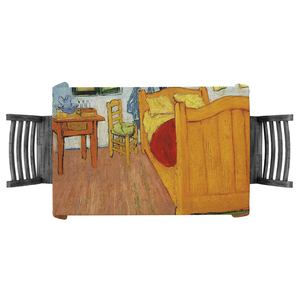 Custom The Bedroom in Arles (Van Gogh 1888) Tablecloth - 58"x58"