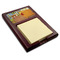 The Bedroom in Arles (Van Gogh 1888) Red Mahogany Sticky Note Holder