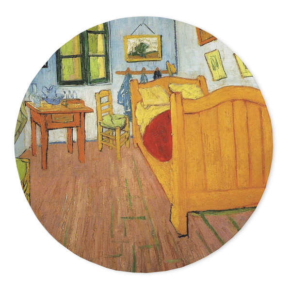 Custom The Bedroom in Arles (Van Gogh 1888) 5' Round Indoor Area Rug