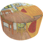 The Bedroom in Arles (Van Gogh 1888) Round Pouf Ottoman