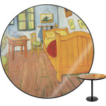 The Bedroom in Arles (Van Gogh 1888) Round Table - 24"
