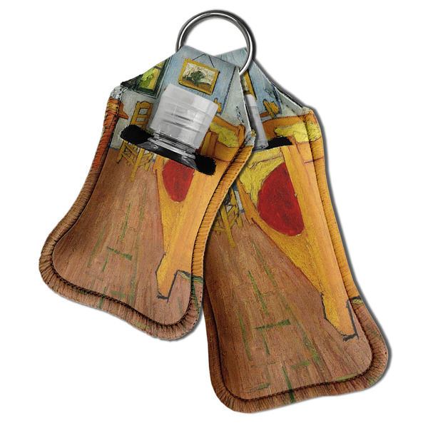 The Bedroom in Arles (Van Gogh 1888) Sanitizer Holder Keychain - Both in Case (PARENT)