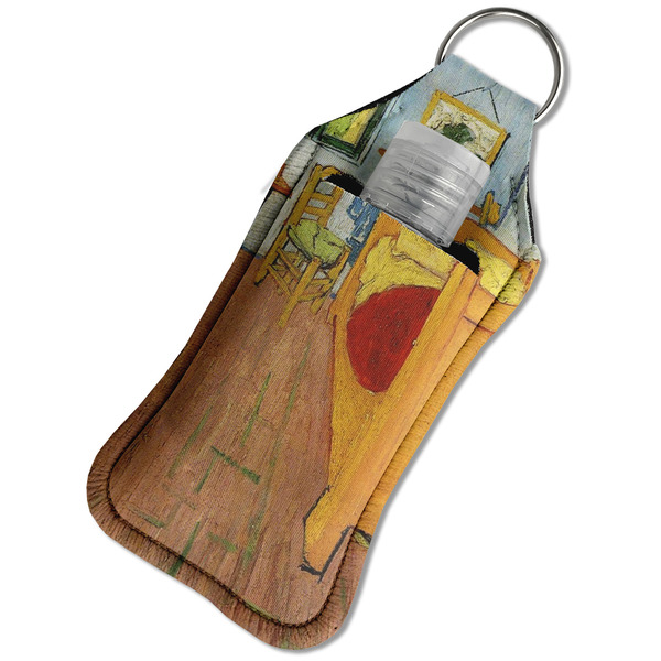 The Bedroom in Arles (Van Gogh 1888) Sanitizer Holder Keychain - Large in Case