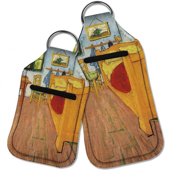 The Bedroom in Arles (Van Gogh 1888) Sanitizer Holder Keychain - Parent Main