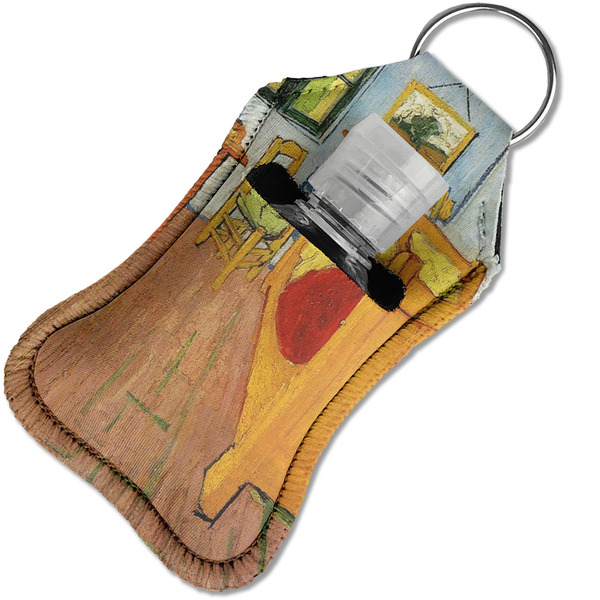 The Bedroom in Arles (Van Gogh 1888) Sanitizer Holder Keychain - Small in Case