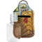 The Bedroom in Arles (Van Gogh 1888) Sanitizer Holder Keychain - Small with Case