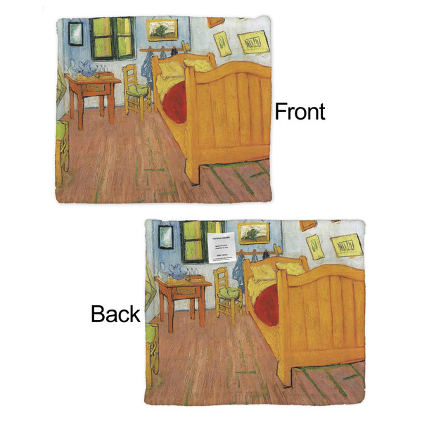The Bedroom in Arles (Van Gogh 1888) Security Blanket - Front & Back View