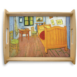 The Bedroom in Arles (Van Gogh 1888) Natural Wooden Tray - Large