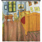 The Bedroom in Arles (Van Gogh 1888) Shower Curtain - 69"x70" - Front