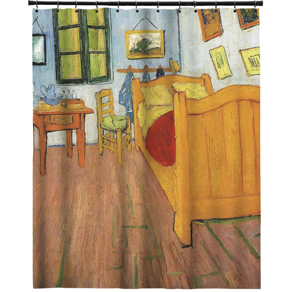 Custom The Bedroom in Arles (Van Gogh 1888) Extra Long Shower Curtain - 70"x83"