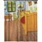 The Bedroom in Arles (Van Gogh 1888) Shower Curtain - 70"x83" - Front