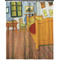The Bedroom in Arles (Van Gogh 1888) Extra Long Shower Curtain - 70"x83"