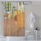The Bedroom in Arles (Van Gogh 1888) Shower Curtain - 70"x83" - Lifestyle