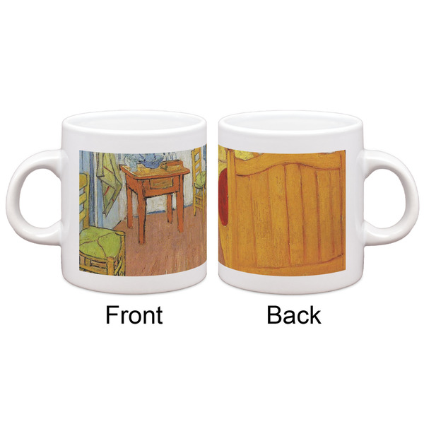 The Bedroom in Arles (Van Gogh 1888) Single Shot Espresso Cup - Single - Front & Back