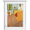 The Bedroom in Arles (Van Gogh 1888) Single White Cabinet Decal