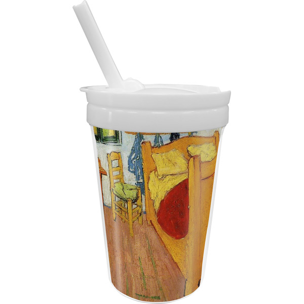 Custom The Bedroom in Arles (Van Gogh 1888) Sippy Cup with Straw