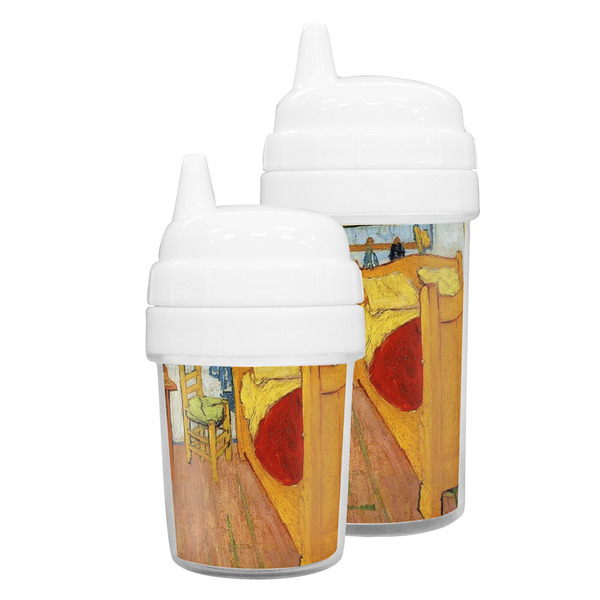 The Bedroom in Arles (Van Gogh 1888) Sippy Cups - Group