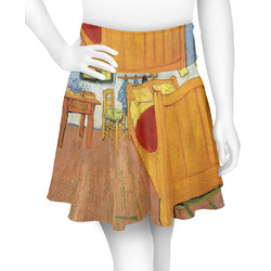 The Bedroom in Arles (Van Gogh 1888) Skater Skirt - Large