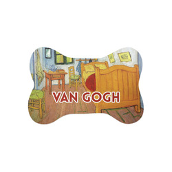 The Bedroom in Arles (Van Gogh 1888) Bone Shaped Dog Food Mat (Small)