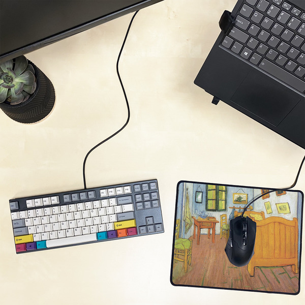 The Bedroom in Arles (Van Gogh 1888) Small Gaming Mats - Lifestyle