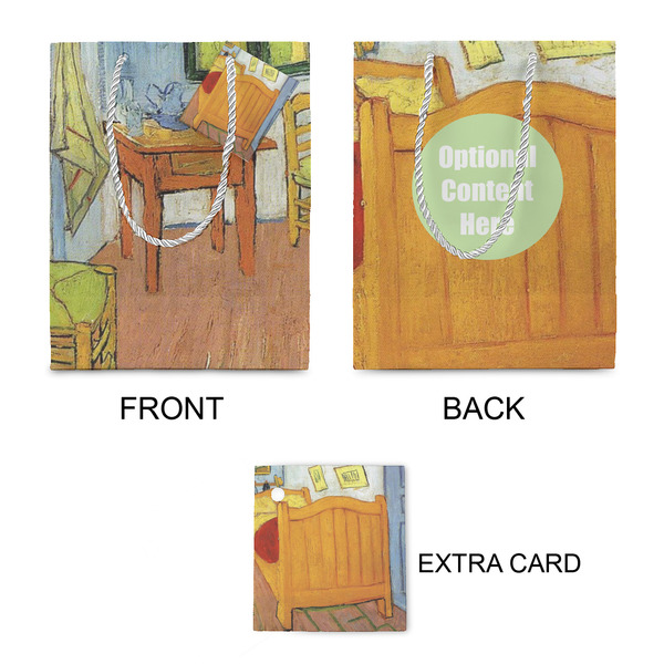 The Bedroom in Arles (Van Gogh 1888) Small Gift Bag - Approval