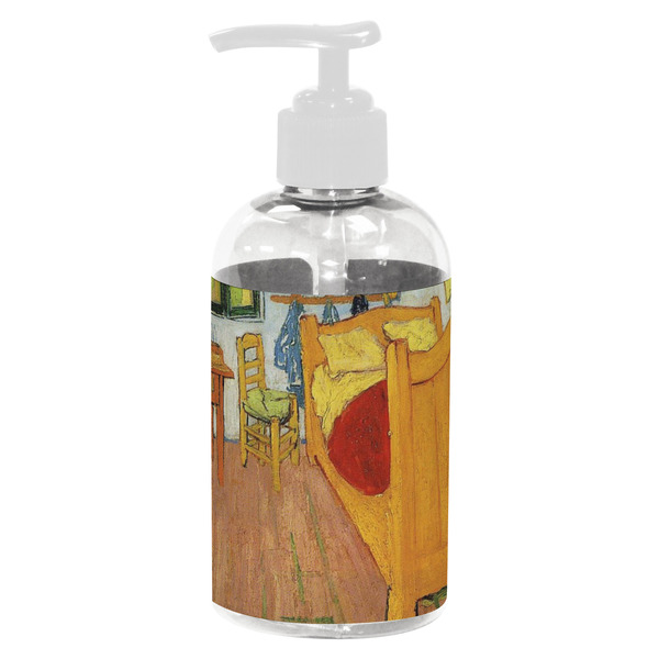 Custom The Bedroom in Arles (Van Gogh 1888) Plastic Soap / Lotion Dispenser (8 oz - Small - White)
