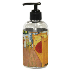 The Bedroom in Arles (Van Gogh 1888) Plastic Soap / Lotion Dispenser (8 oz - Small - Black)