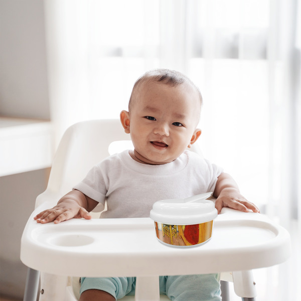 The Bedroom in Arles (Van Gogh 1888) Snack Container - Lifestyle