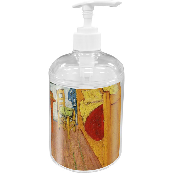 Custom The Bedroom in Arles (Van Gogh 1888) Acrylic Soap & Lotion Bottle