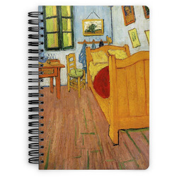 The Bedroom in Arles (Van Gogh 1888) Spiral Notebook - 7x10